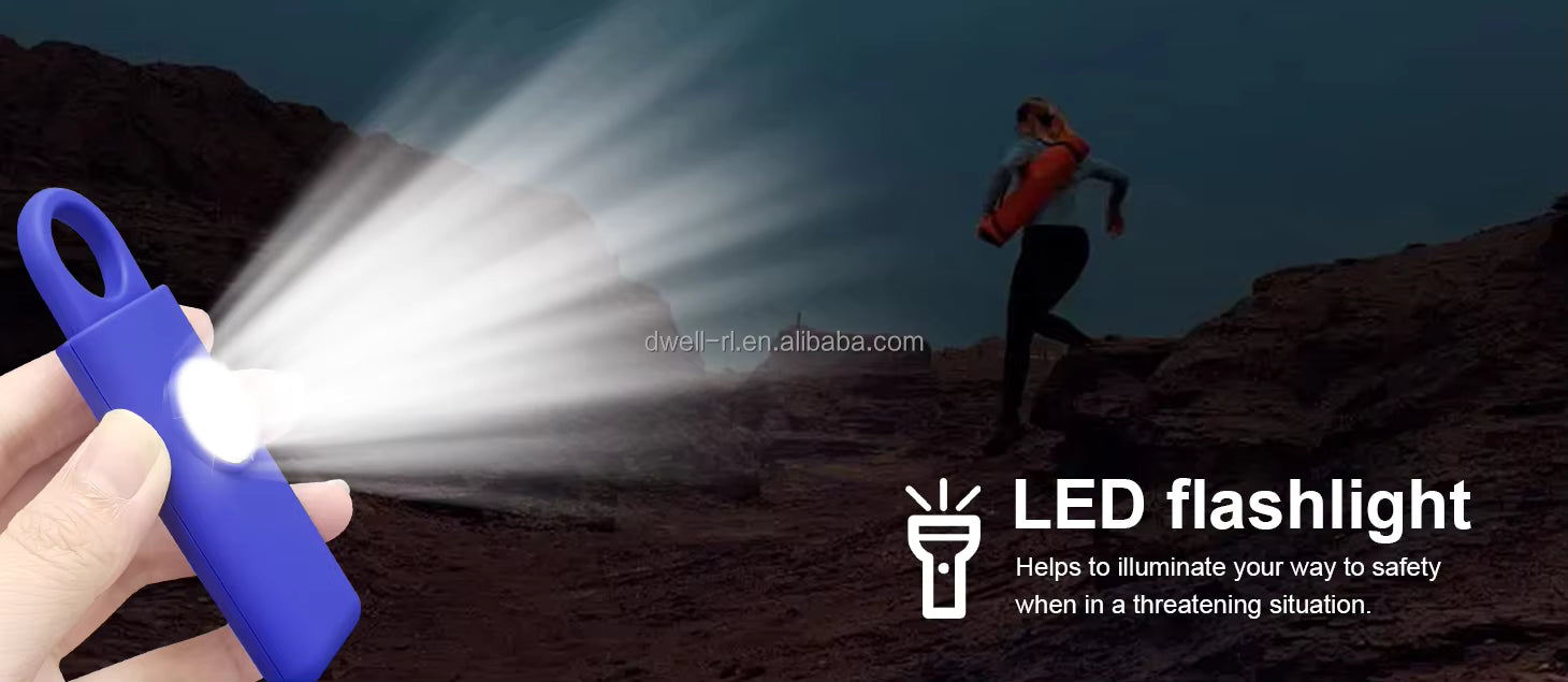 SOS Emergency Panic Alarm with GPS – 130dB Personal Safety Device for Women, Elderly & Kids